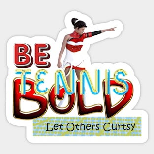 Tennis Bold Sticker